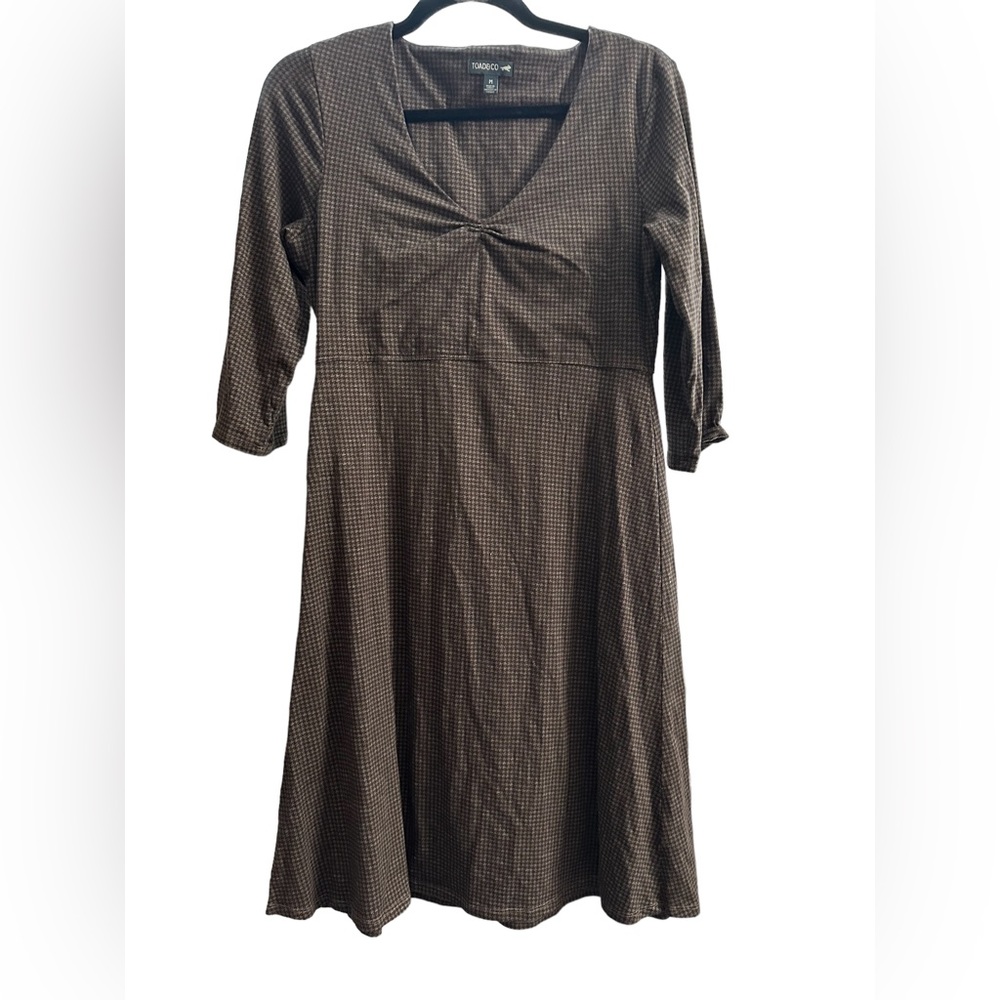 Toad & Co dress Cute brown in med